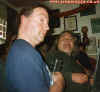 Badger and Gary Mess in the Fat Cat, Sheffield xmas pissup december 97