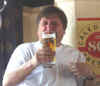 Steve W drinking Lager