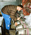 Gazza filling casks Swale 1997