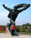 Gazza in Statue park Budapest 111005
