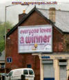 Winner poster Leppings Lane Sheffield 130506