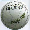 Football beermat from the Albrecht chain.