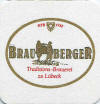 Beermat from Brauberger, Lbeck