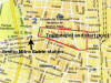 Heritage tram location map
